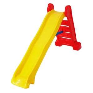 Escorregador Grande Divertido - Escada Vermelha e Rampa Amarela