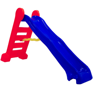 Escorregador Grande Divertido - Escada Vermelha e Rampa Azul