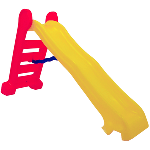 Escorregador Grande Divertido - Escada Vermelha e Rampa Amarela