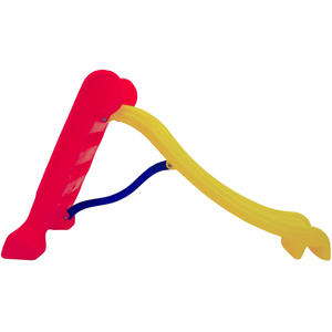 Escorregador Médio Divertido - Escada Vermelha e Rampa Amarela